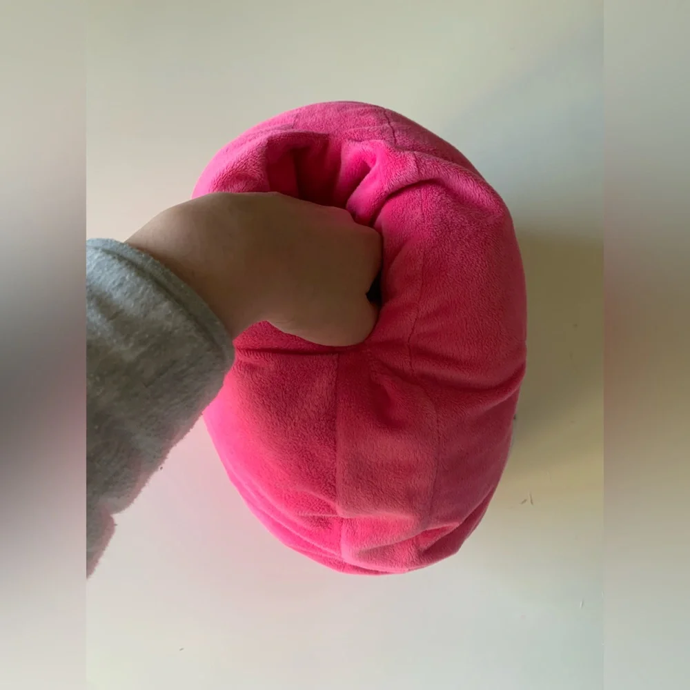 Hello Kitty Decorative Round Pink Pillow Plushie Hand-warmer